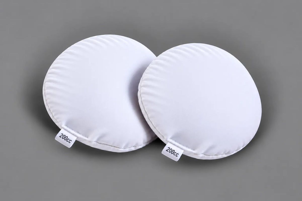 200cc breast implant sizers can be used to help estimate the look and feel of breast augmentation using 200cc implants.