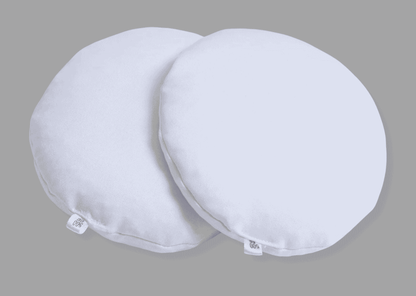 Pair of Oumènta 500cc breast implant sizers for trying breast implant sizes at home before augmentation